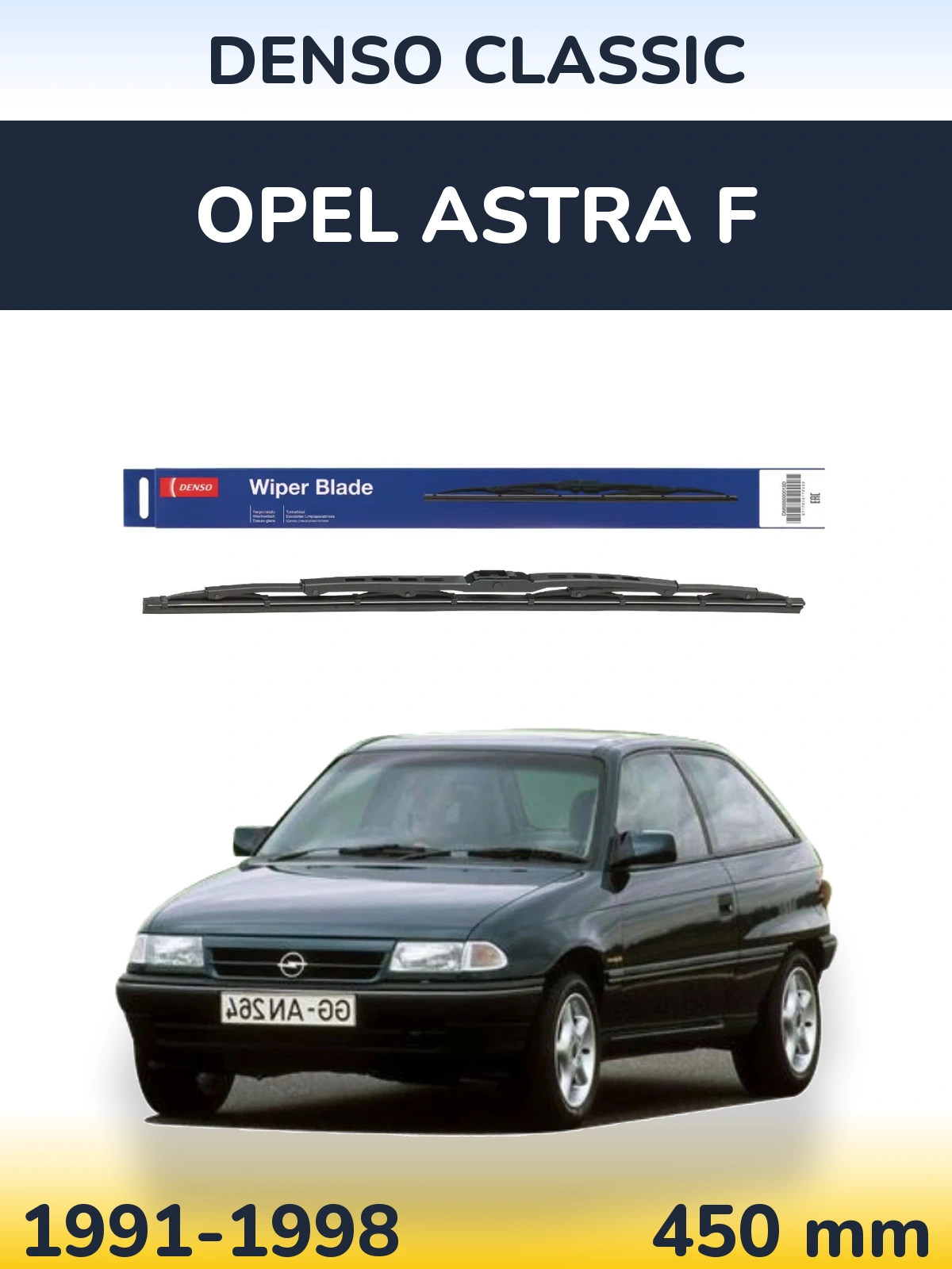 Torkarblad Denso Classic för Opel Astra F