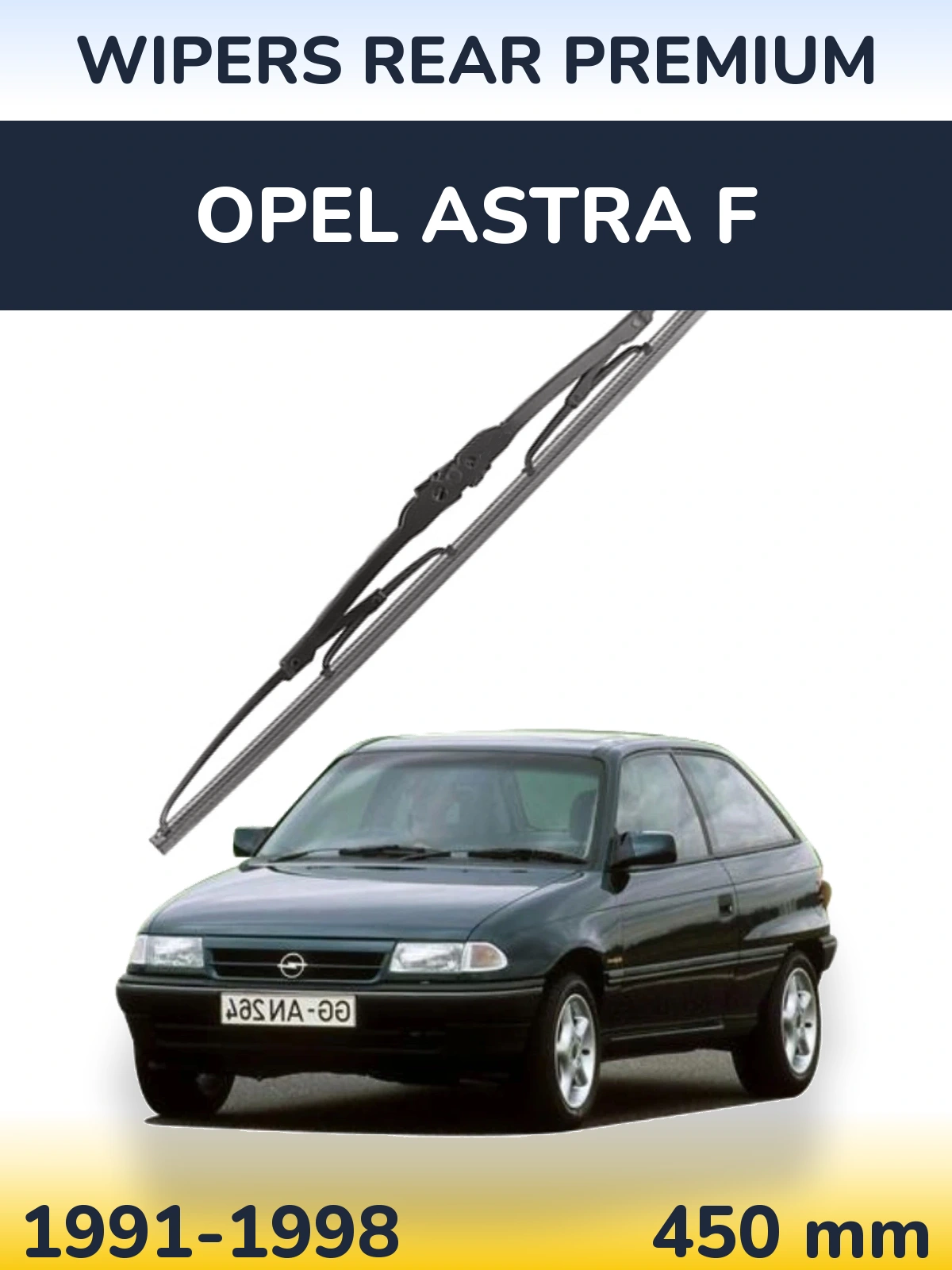 Torkarblad WIPERS REAR PREMIUM för Opel Astra F