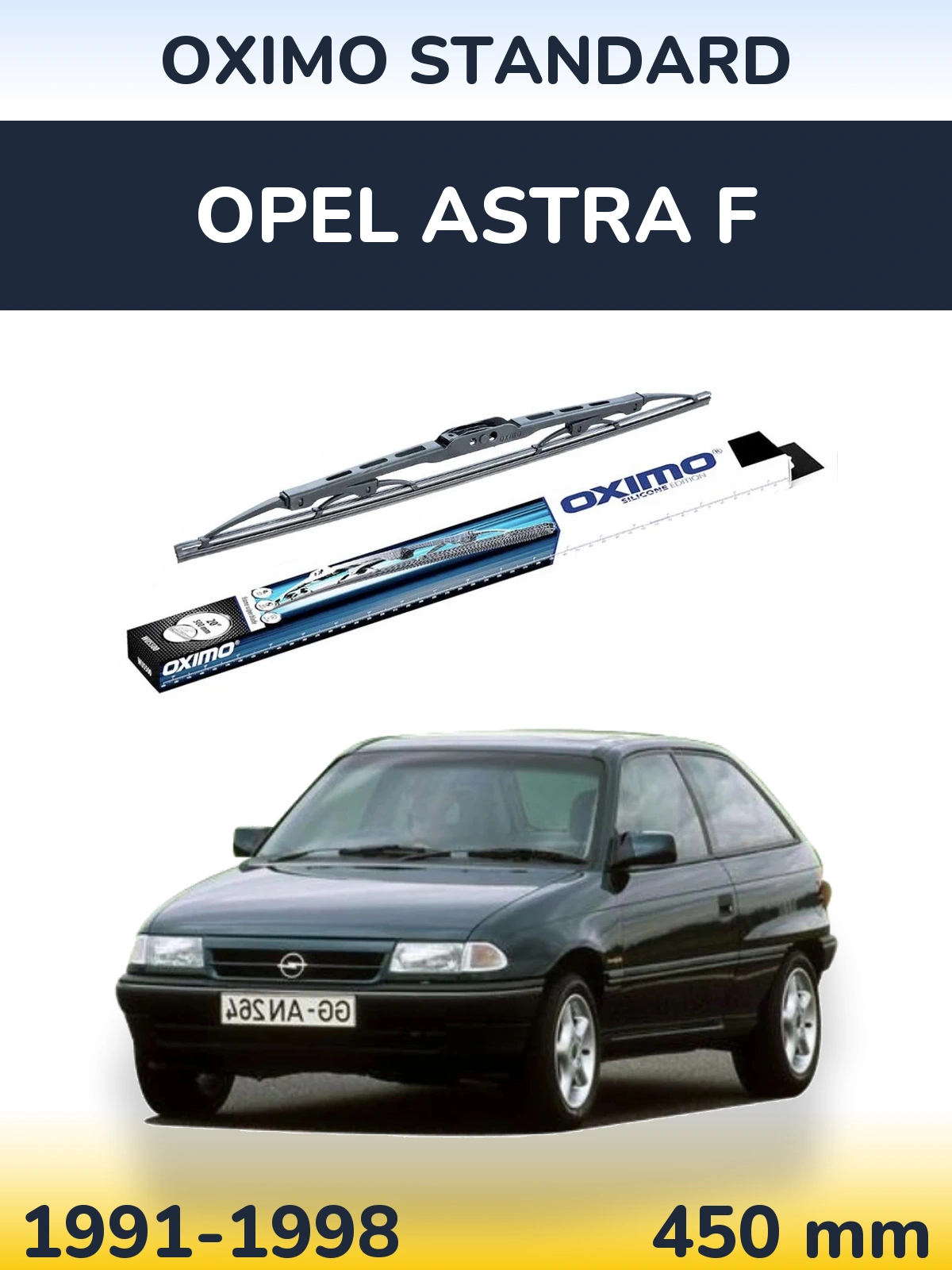 Torkarblad Oximo Standard för Opel Astra F