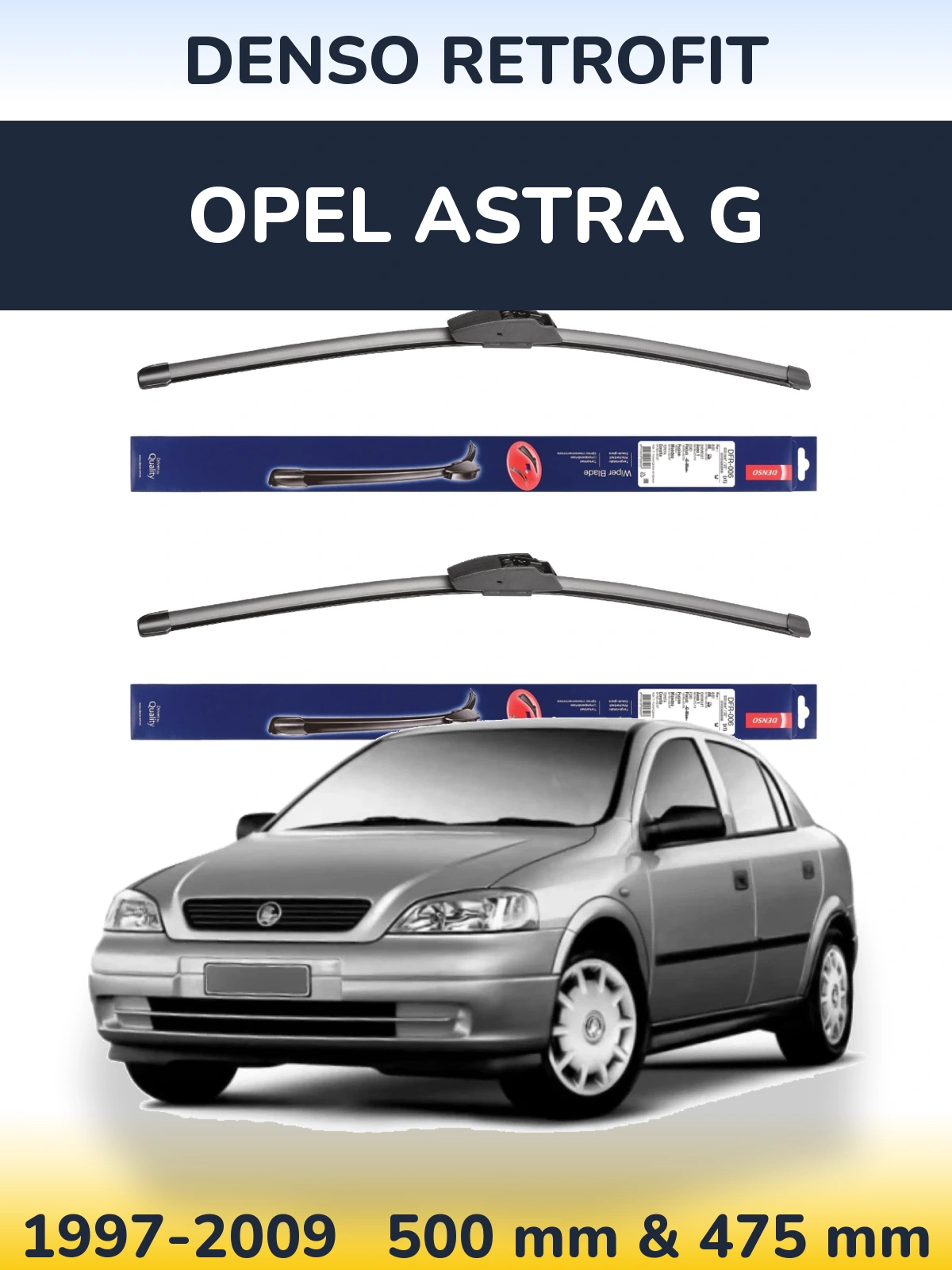 Torkarblad Denso Retrofit för Opel Astra G
