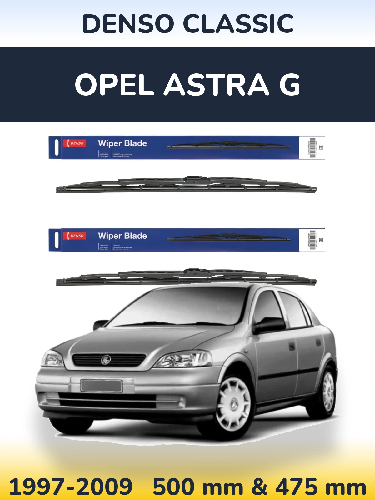 Torkarblad Denso Classic för Opel Astra G