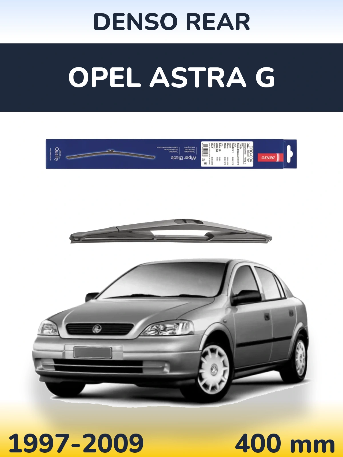 Torkarblad Denso Rear för Opel Astra G