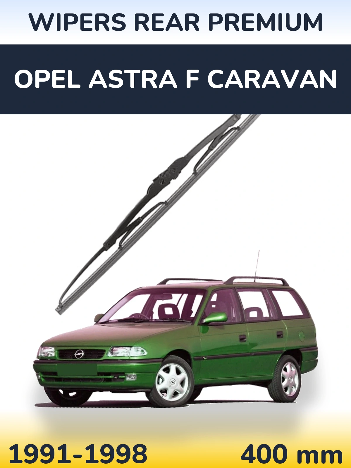 Torkarblad WIPERS REAR PREMIUM för Opel Astra F Caravan