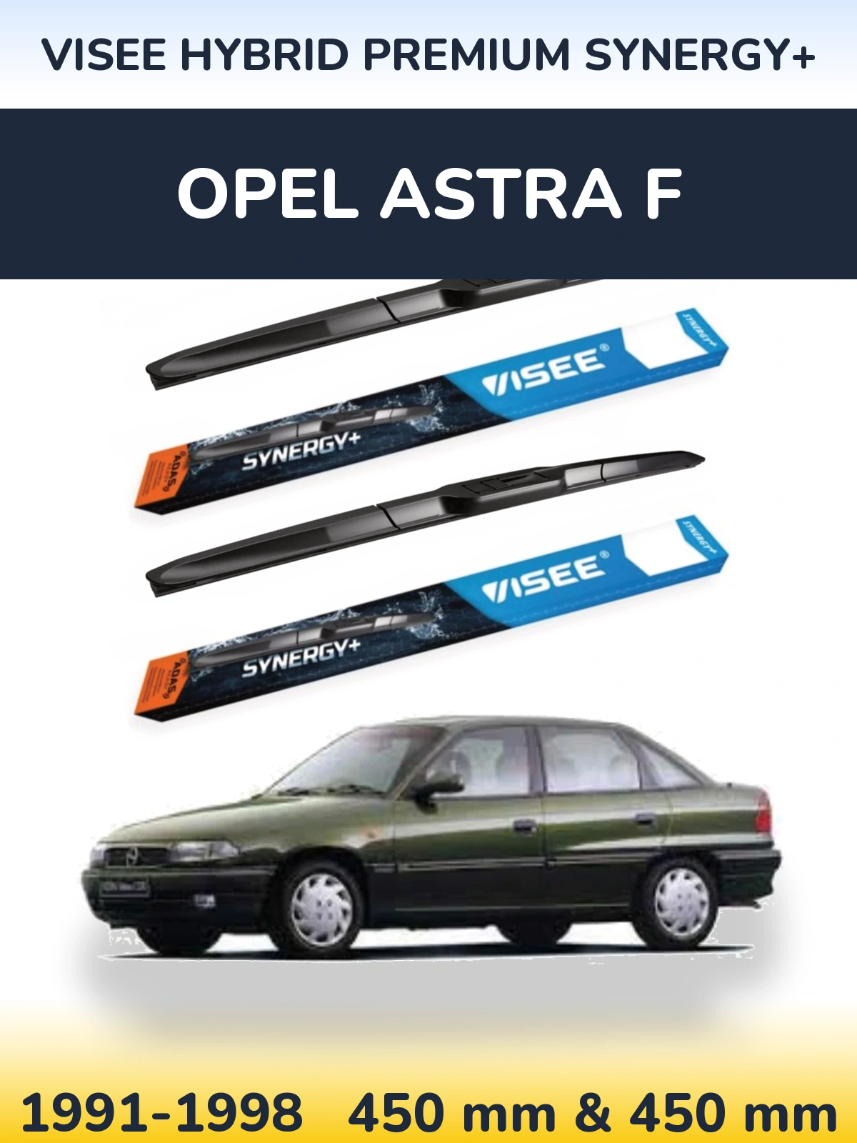 Torkarblad VISEE HYBRID PREMIUM SYNERGY+ för Opel Astra F