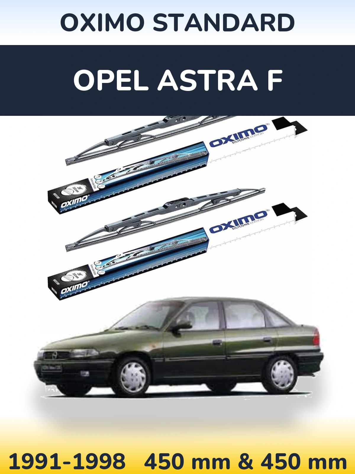 Torkarblad Oximo Standard för Opel Astra F