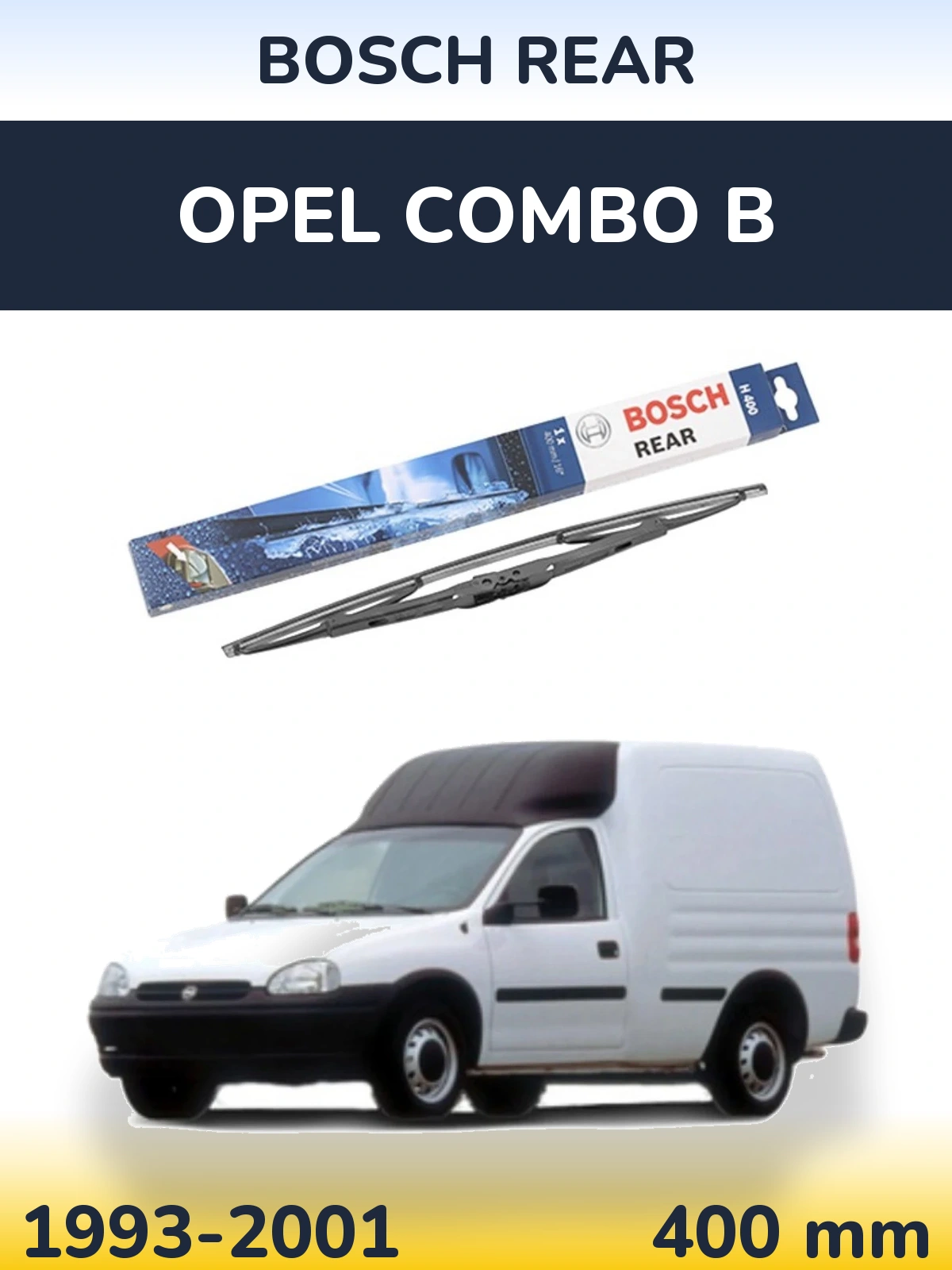 Torkarblad BOSCH Rear för Opel Combo B