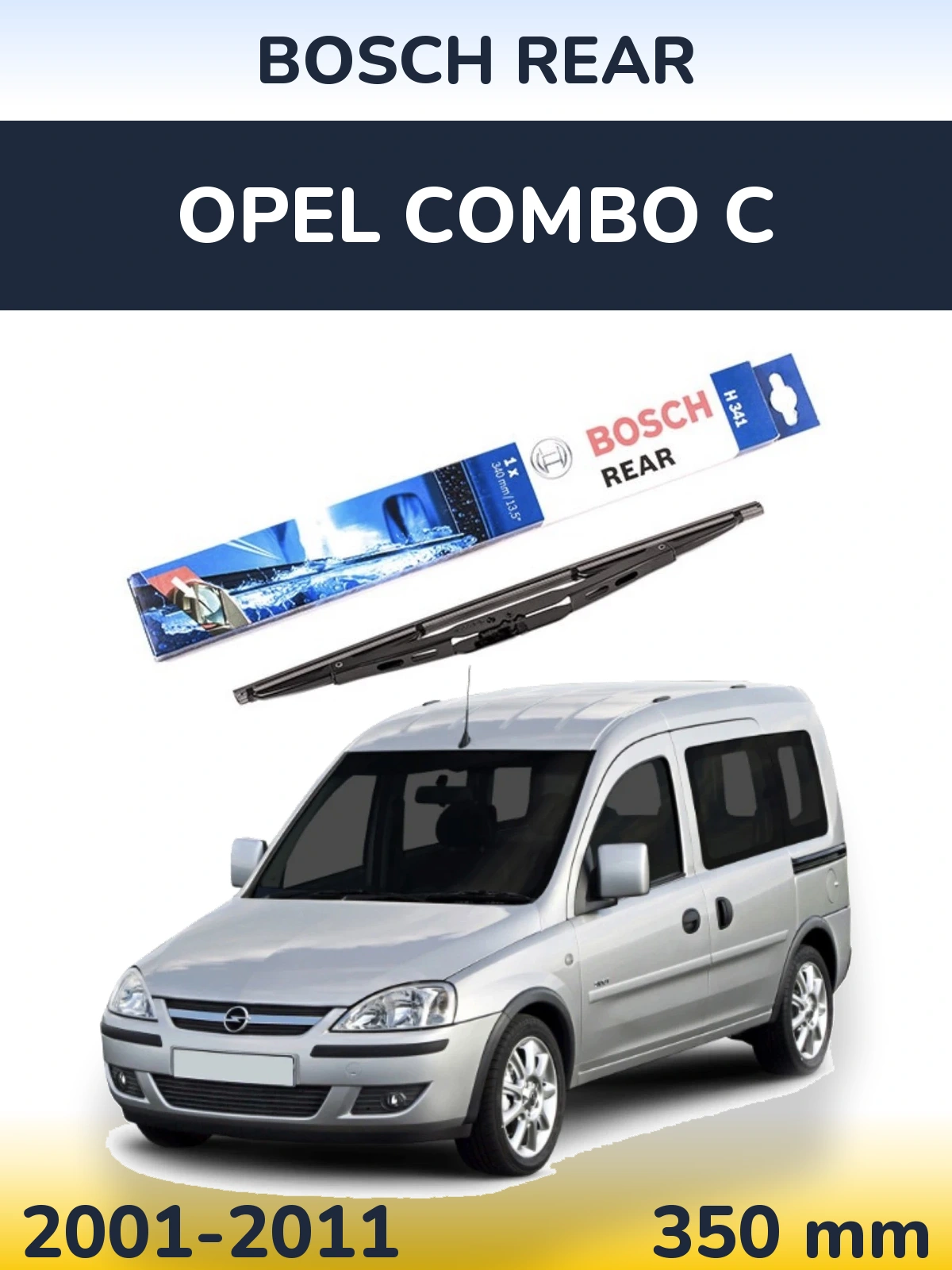 Torkarblad BOSCH Rear för Opel Combo C