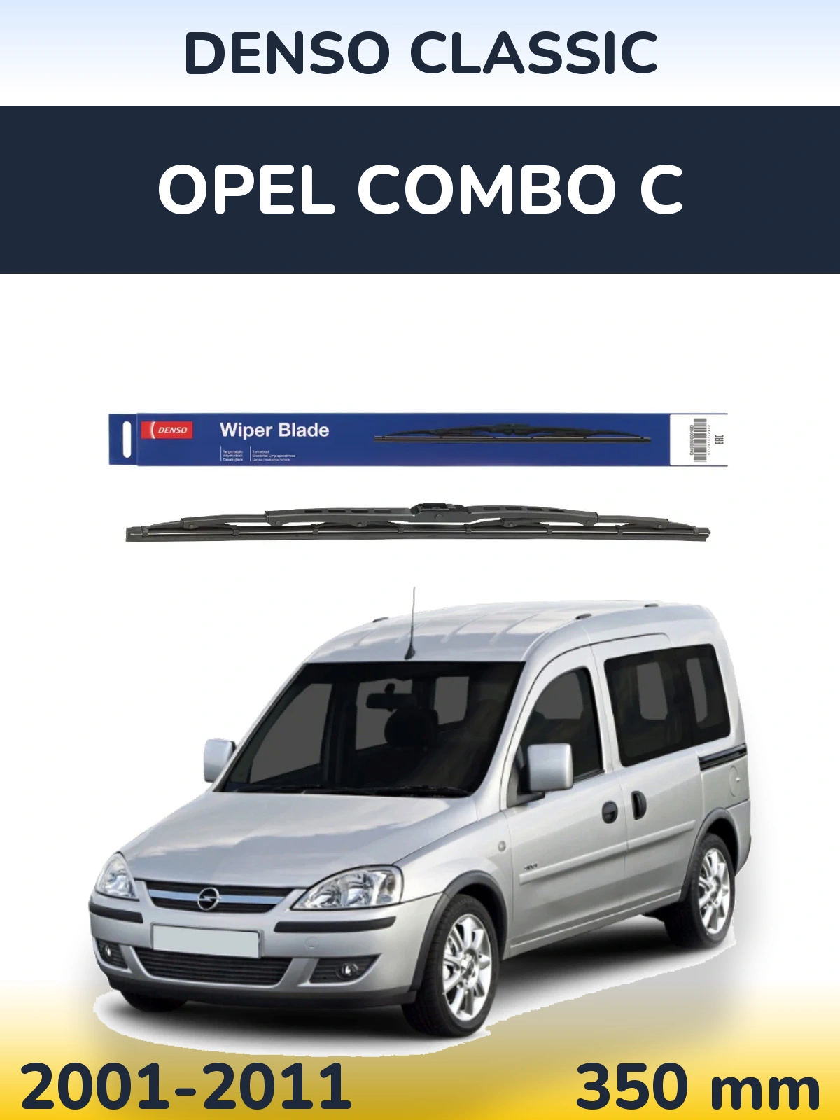 Torkarblad Denso Classic för Opel Combo C