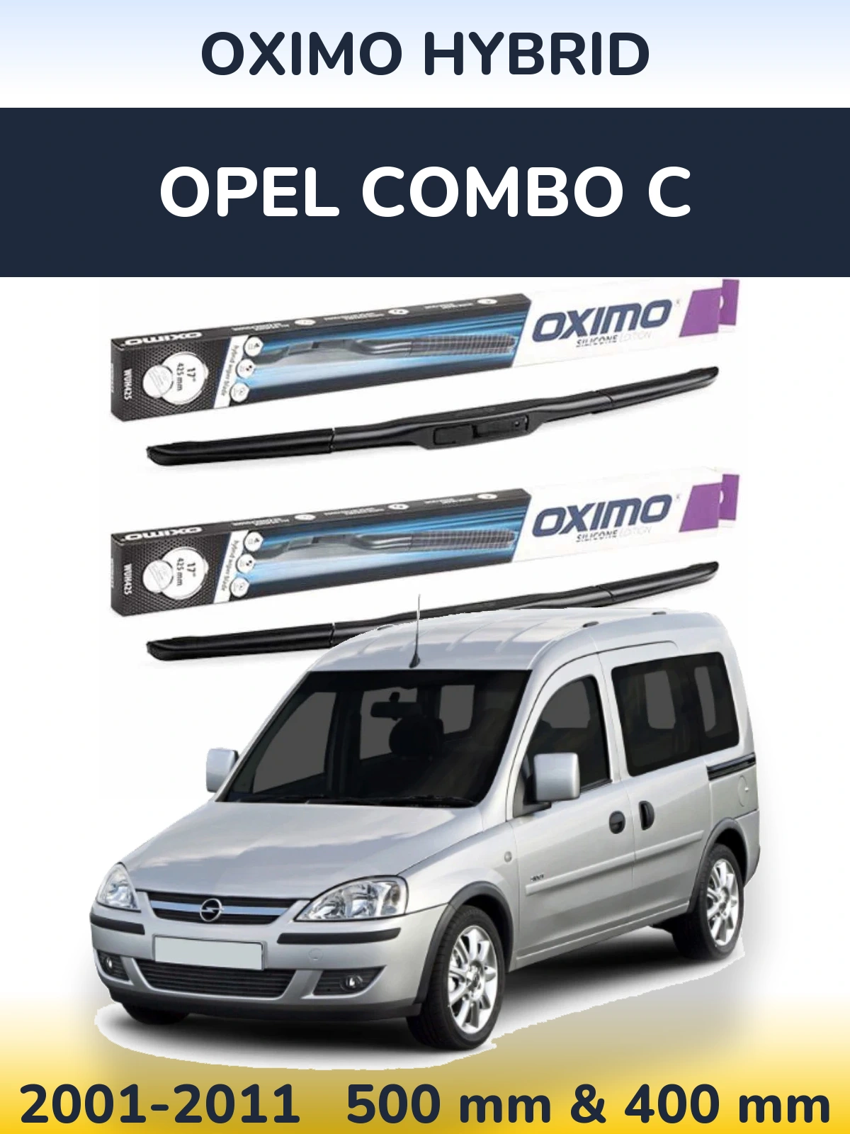 Torkarblad Oximo Hybrid för Opel Combo C