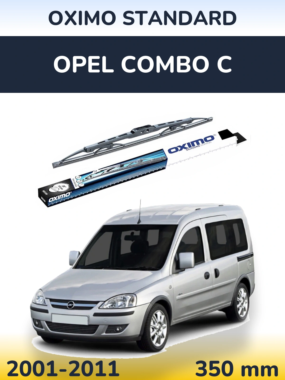 Torkarblad Oximo Standard för Opel Combo C