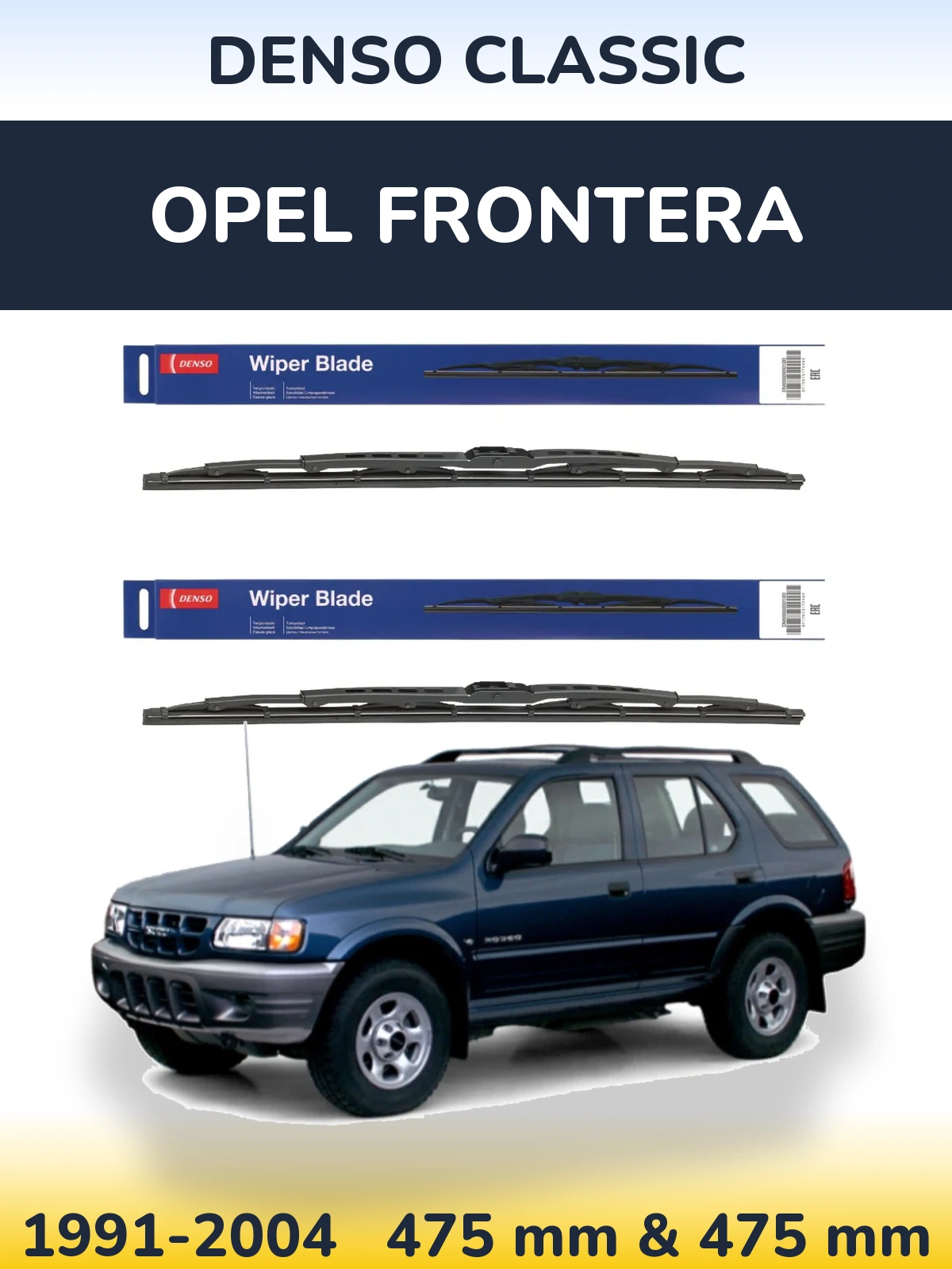 Torkarblad Denso Classic för Opel Frontera