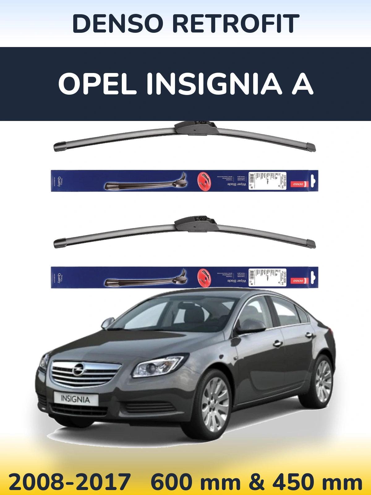 Torkarblad Denso Retrofit för Opel Insignia A