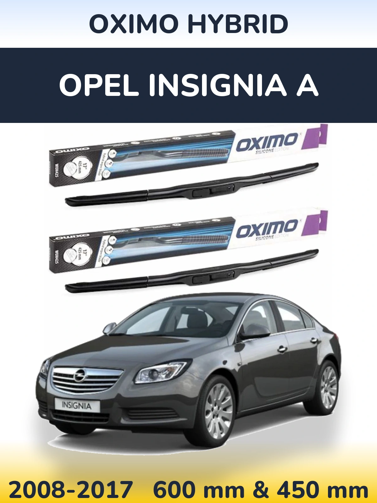 Torkarblad Oximo Hybrid för Opel Insignia A
