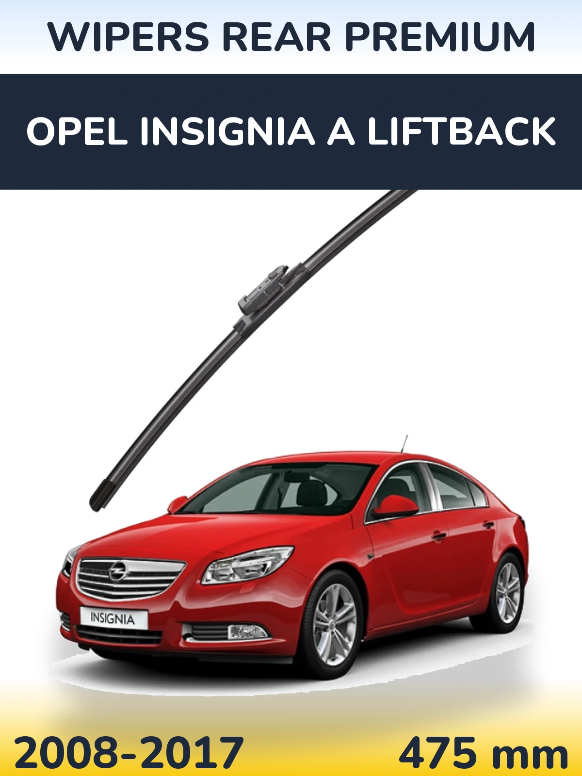 Задня щітка WIPERS REAR PREMIUM 500 мм для Opel Insignia A liftback 2008-2017