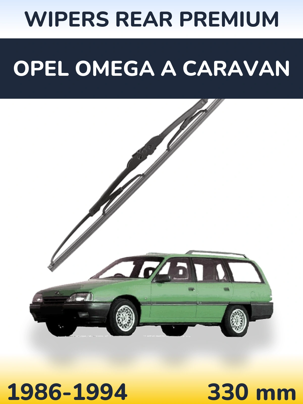 Torkarblad WIPERS REAR PREMIUM för Opel Omega A Caravan