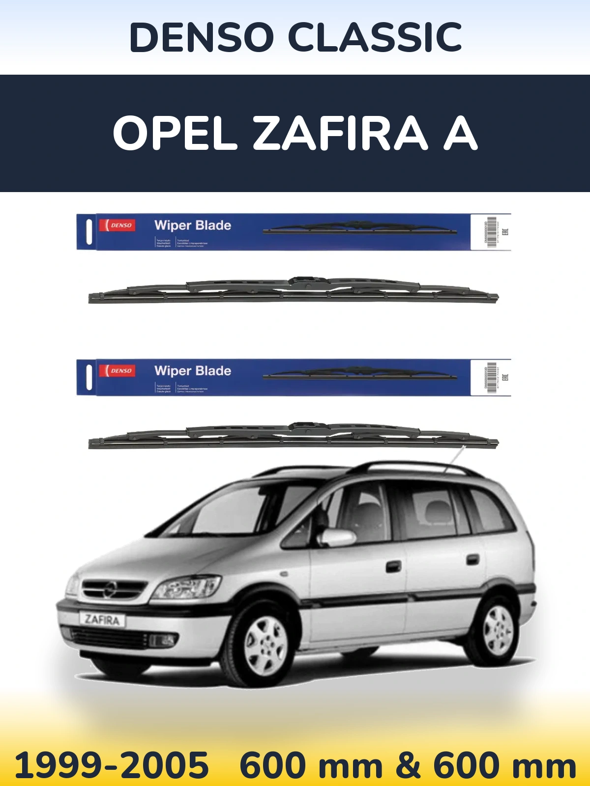 Torkarblad Denso Classic för Opel Zafira A