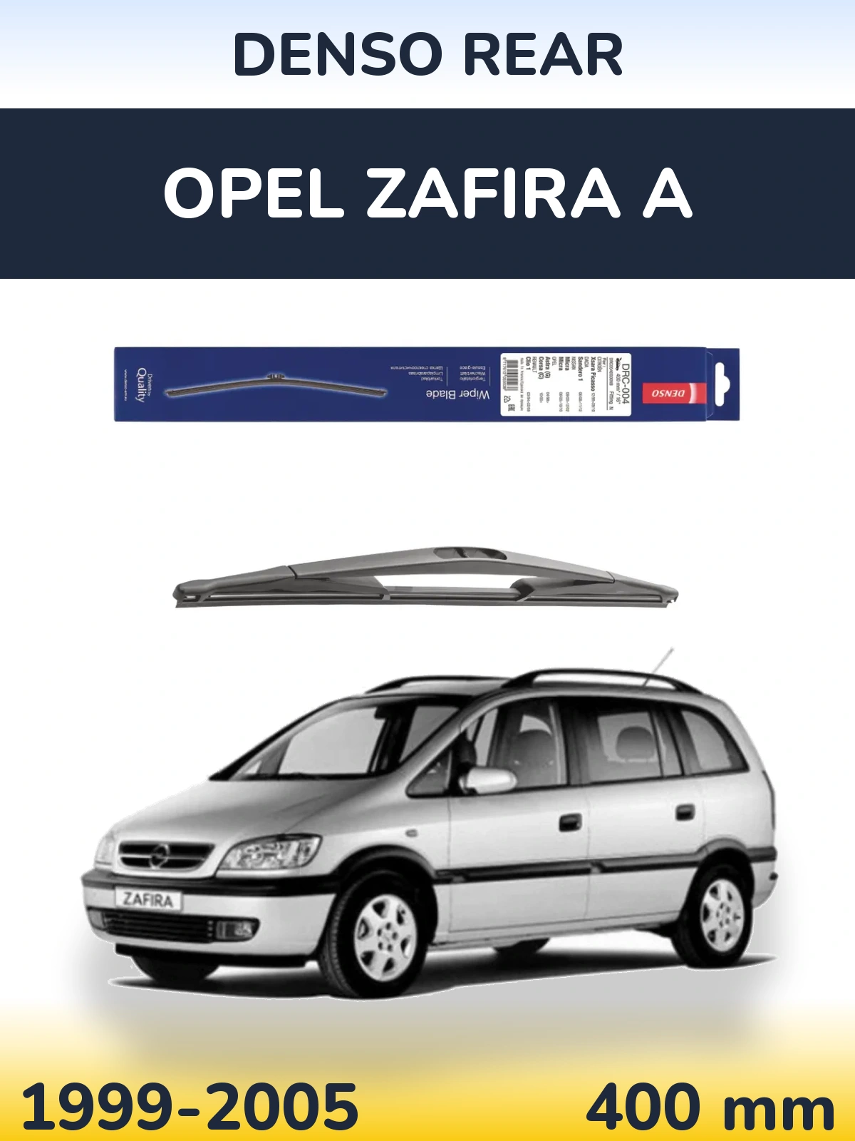 Torkarblad Denso Rear för Opel Zafira A