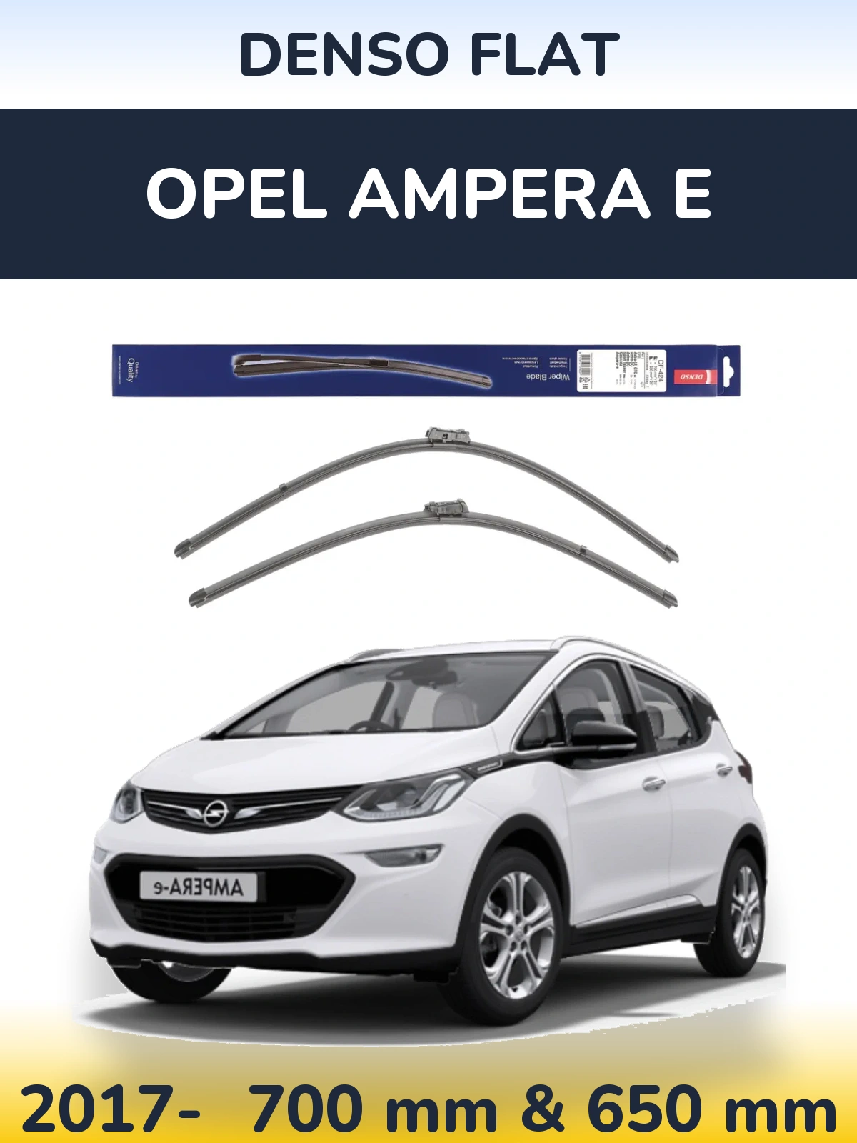 Torkarblad Denso Flat för Opel Ampera E