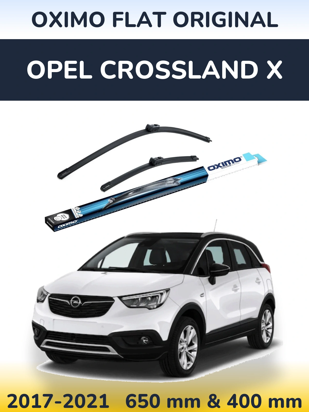 Torkarblad Oximo Flat Original för Opel Crossland X