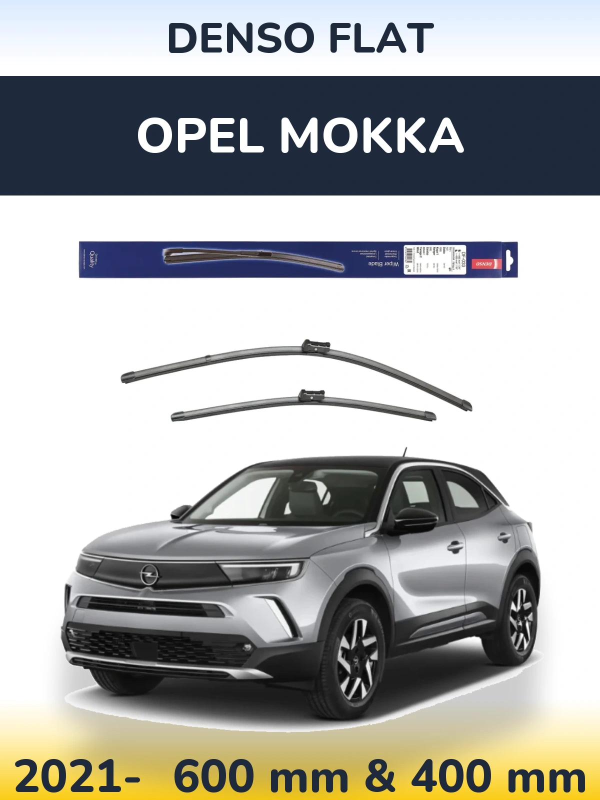 Torkarblad Denso Flat för Opel Mokka