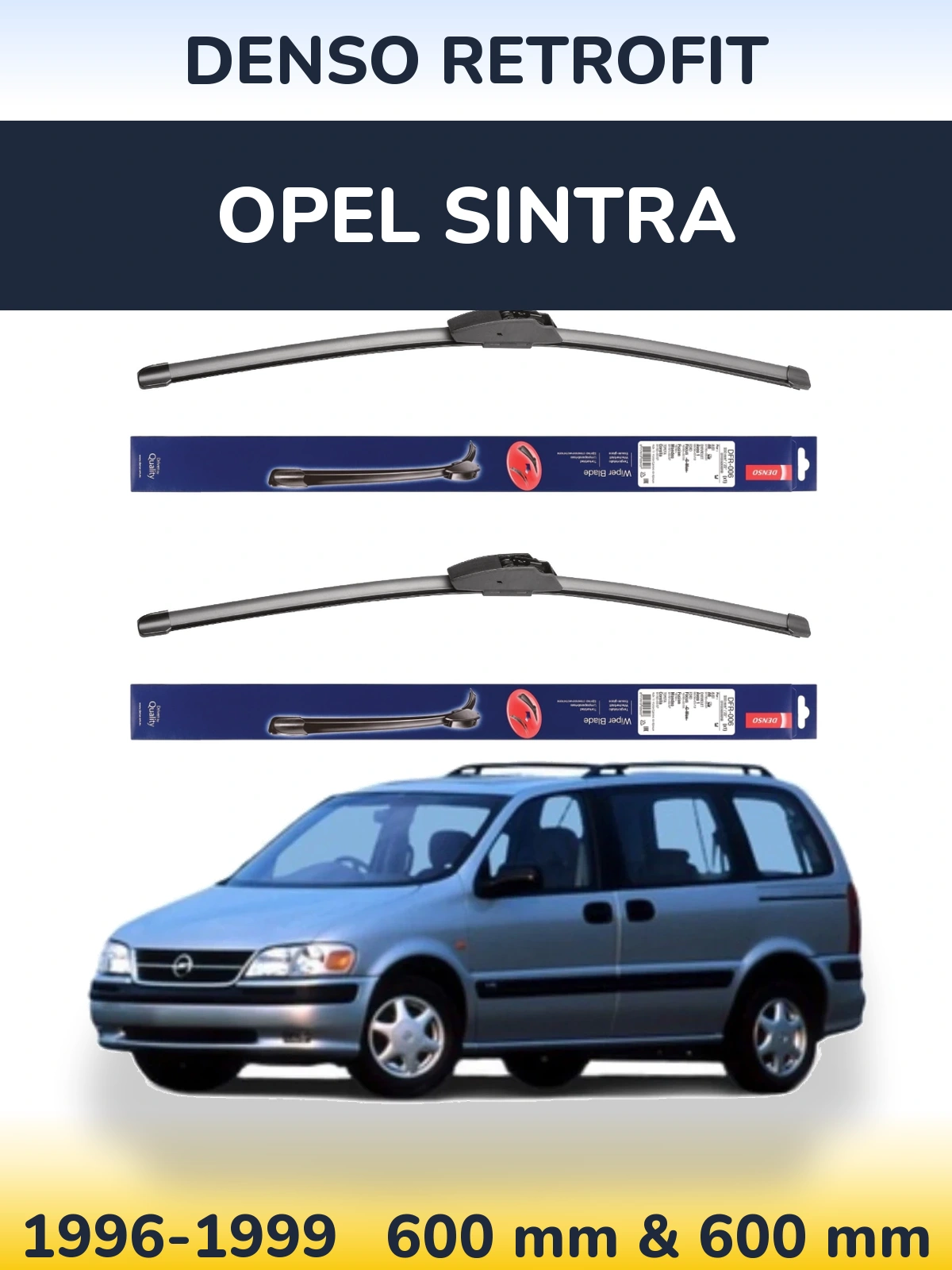 Torkarblad Denso Retrofit för Opel Sintra