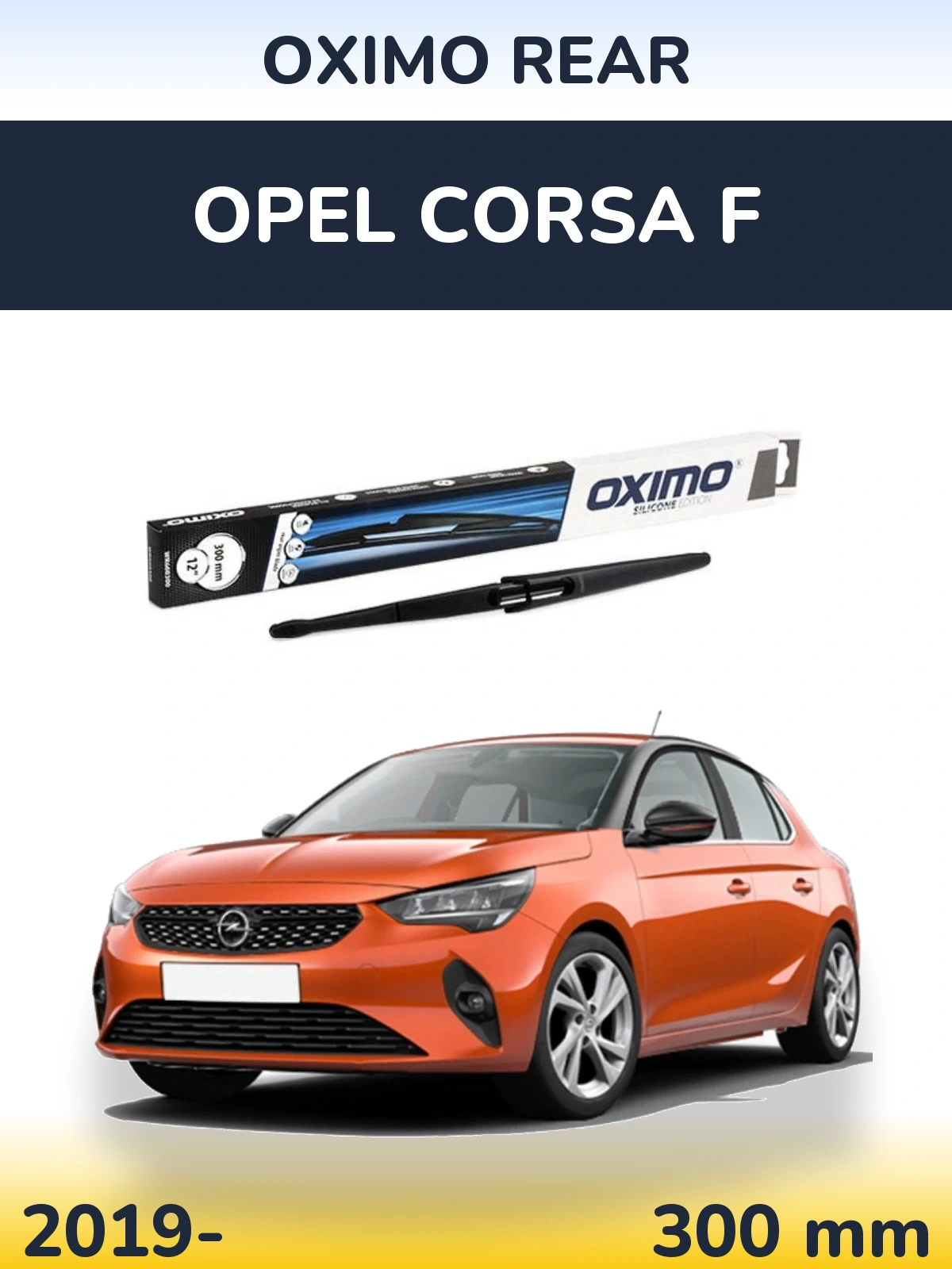 Torkarblad Oximo Rear för Opel Corsa F