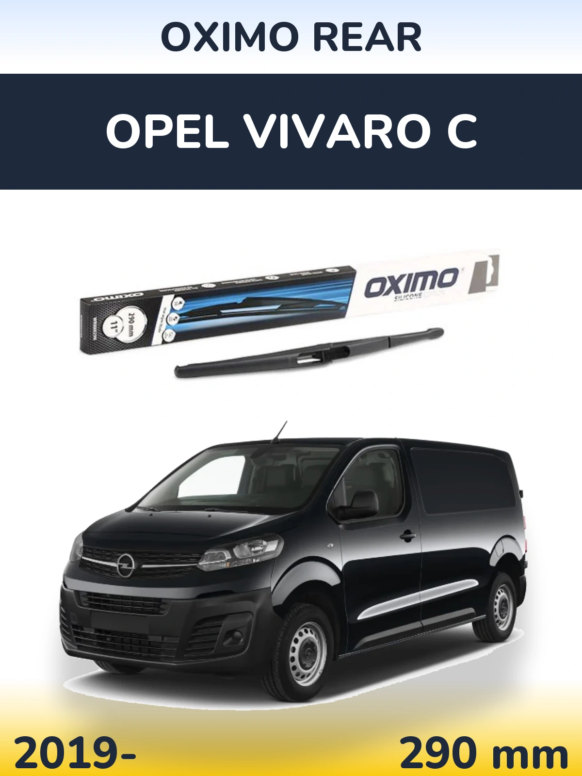 Torkarblad Oximo Rear för Opel Vivaro C