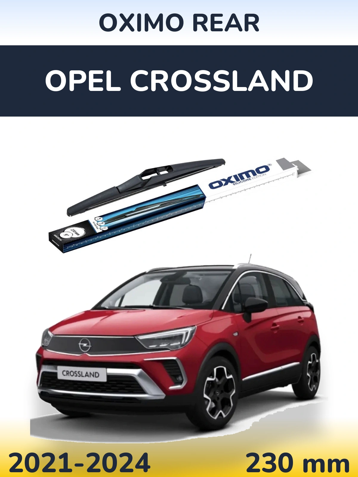 Torkarblad Oximo Rear för Opel Crossland