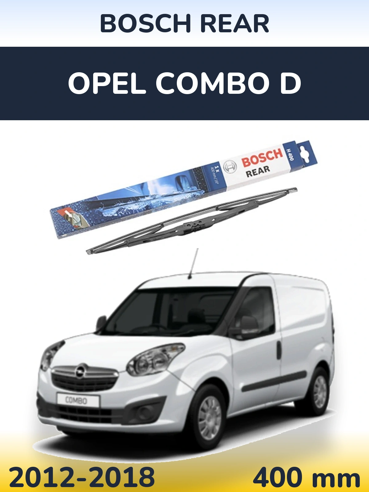 Torkarblad BOSCH Rear för Opel Combo D