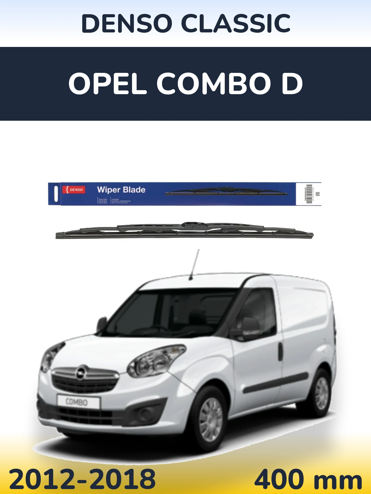Torkarblad Denso Classic för Opel Combo D