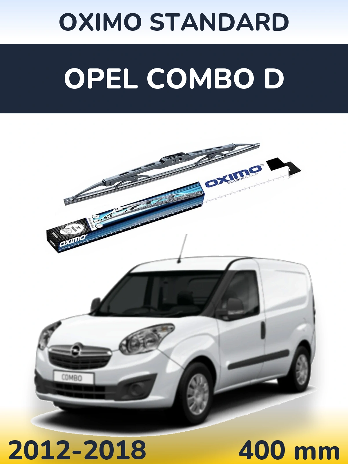 Torkarblad Oximo Standard för Opel Combo D