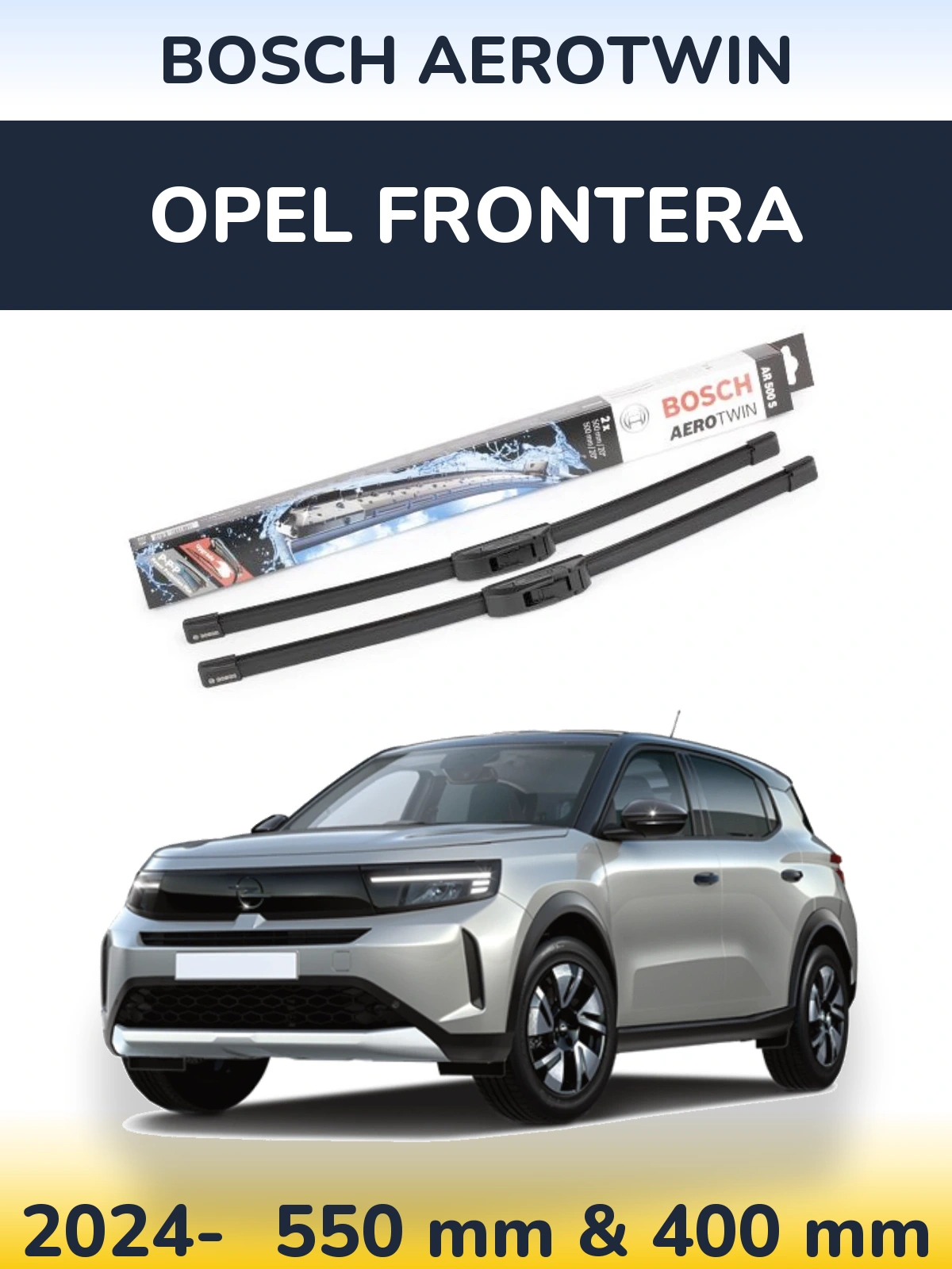 Torkarblad BOSCH AeroTwin för Opel Frontera