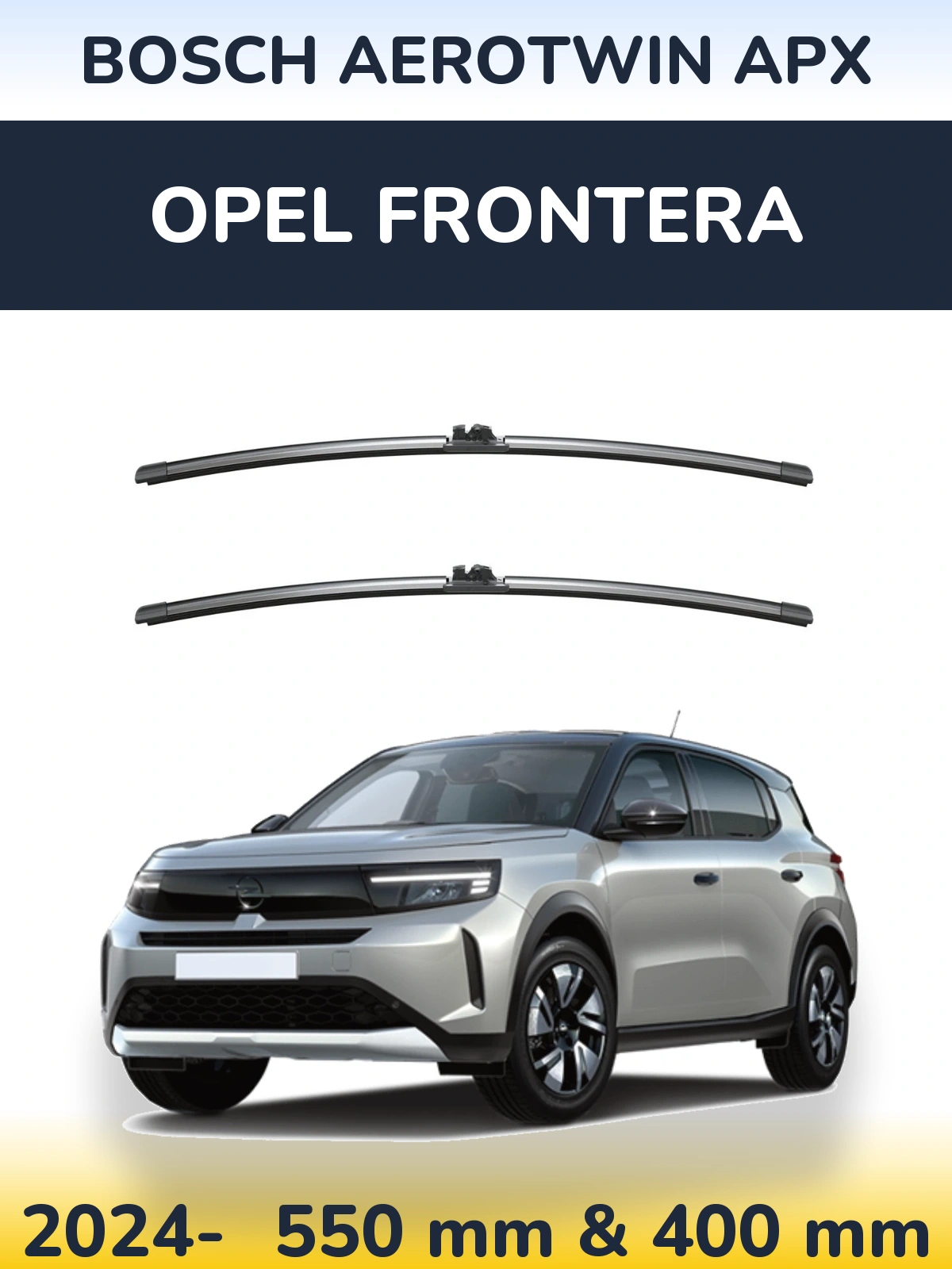 Torkarblad BOSCH AeroTwin APX för Opel Frontera
