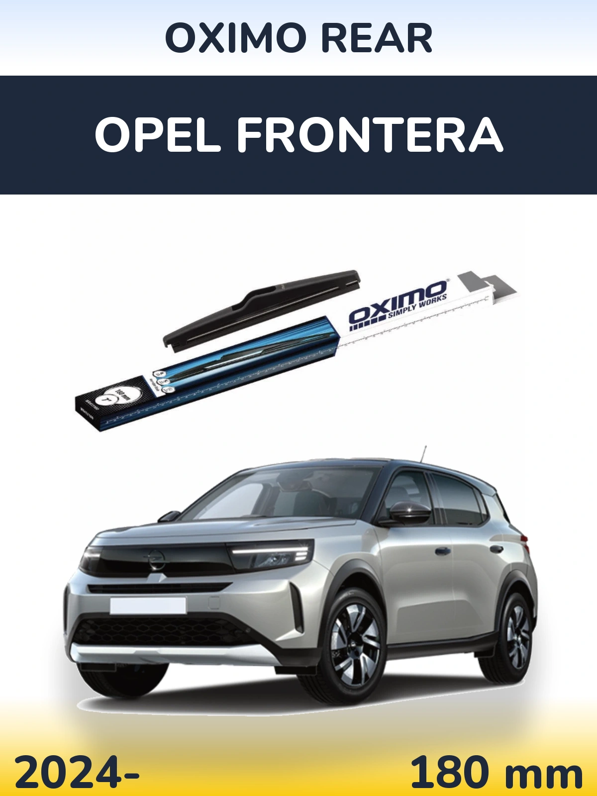 Torkarblad Oximo Rear för Opel Frontera