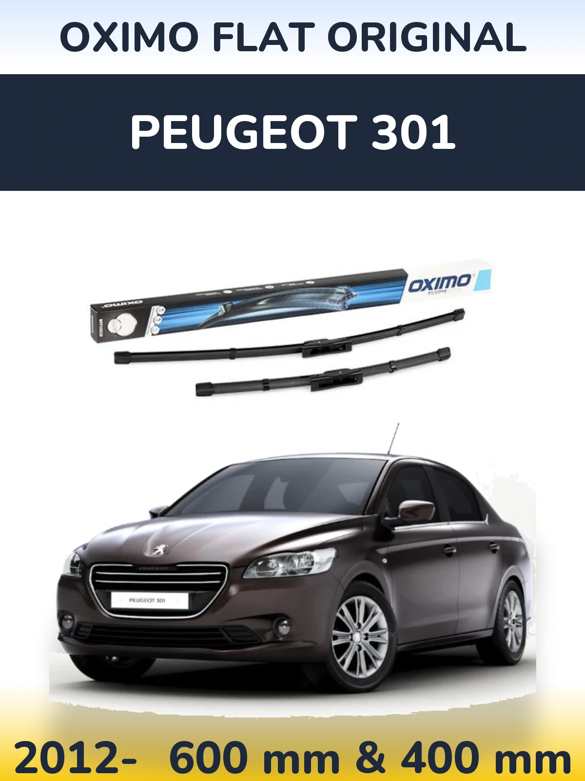 Torkarblad Oximo Flat Original för Peugeot 301