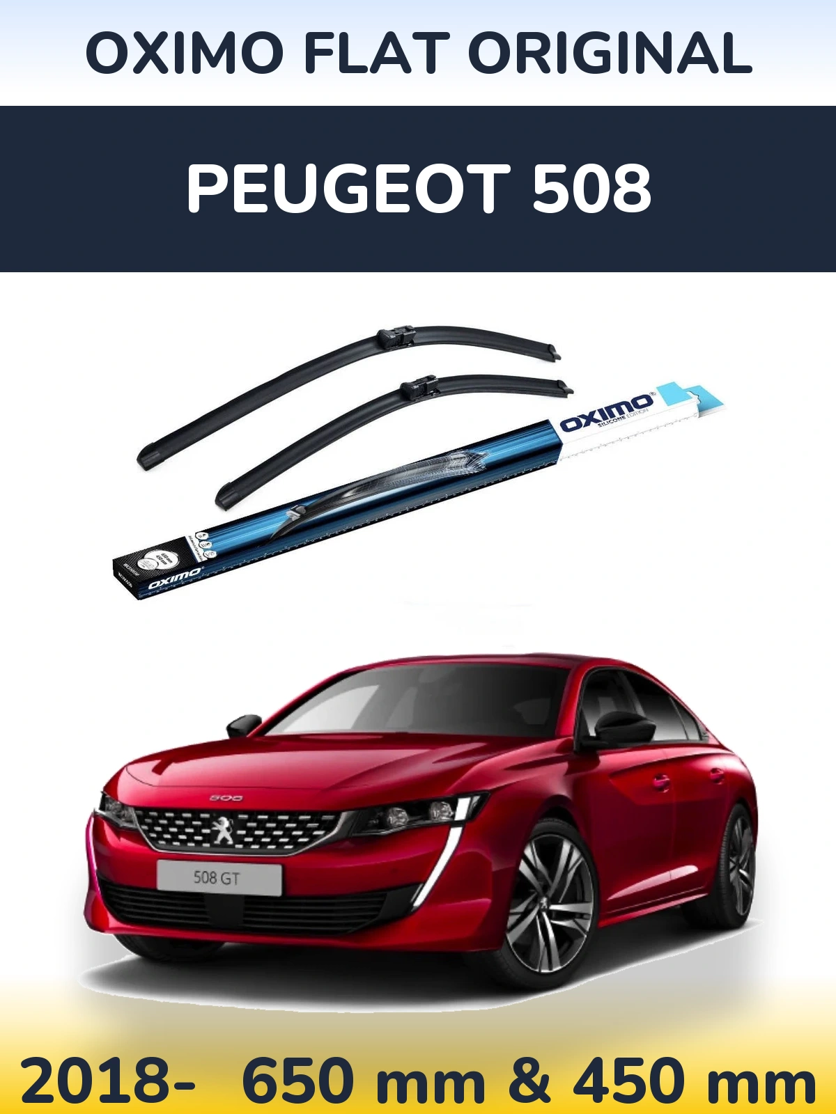 Torkarblad Oximo Flat Original för Peugeot 508