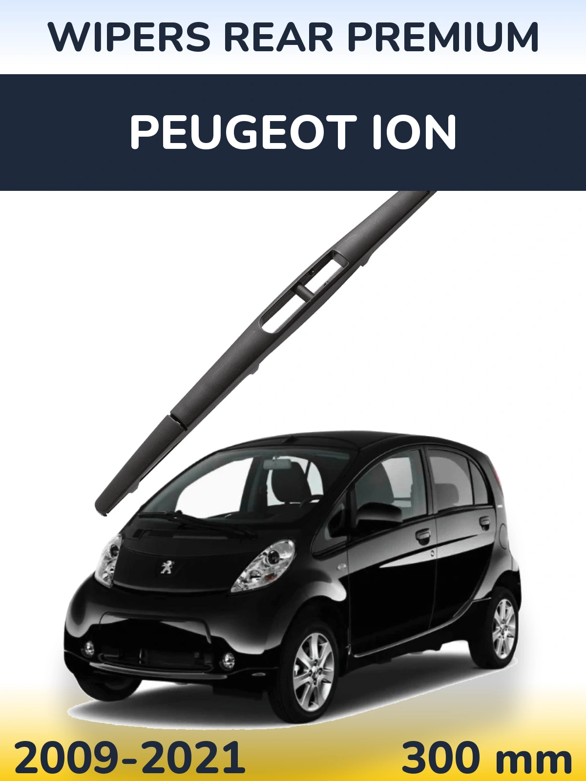 Задний дворник WIPERS REAR PREMIUM 300 мм для Peugeot iOn 2009-2021