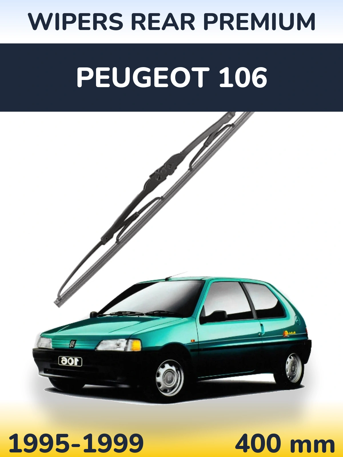 Torkarblad WIPERS REAR PREMIUM för Peugeot 106