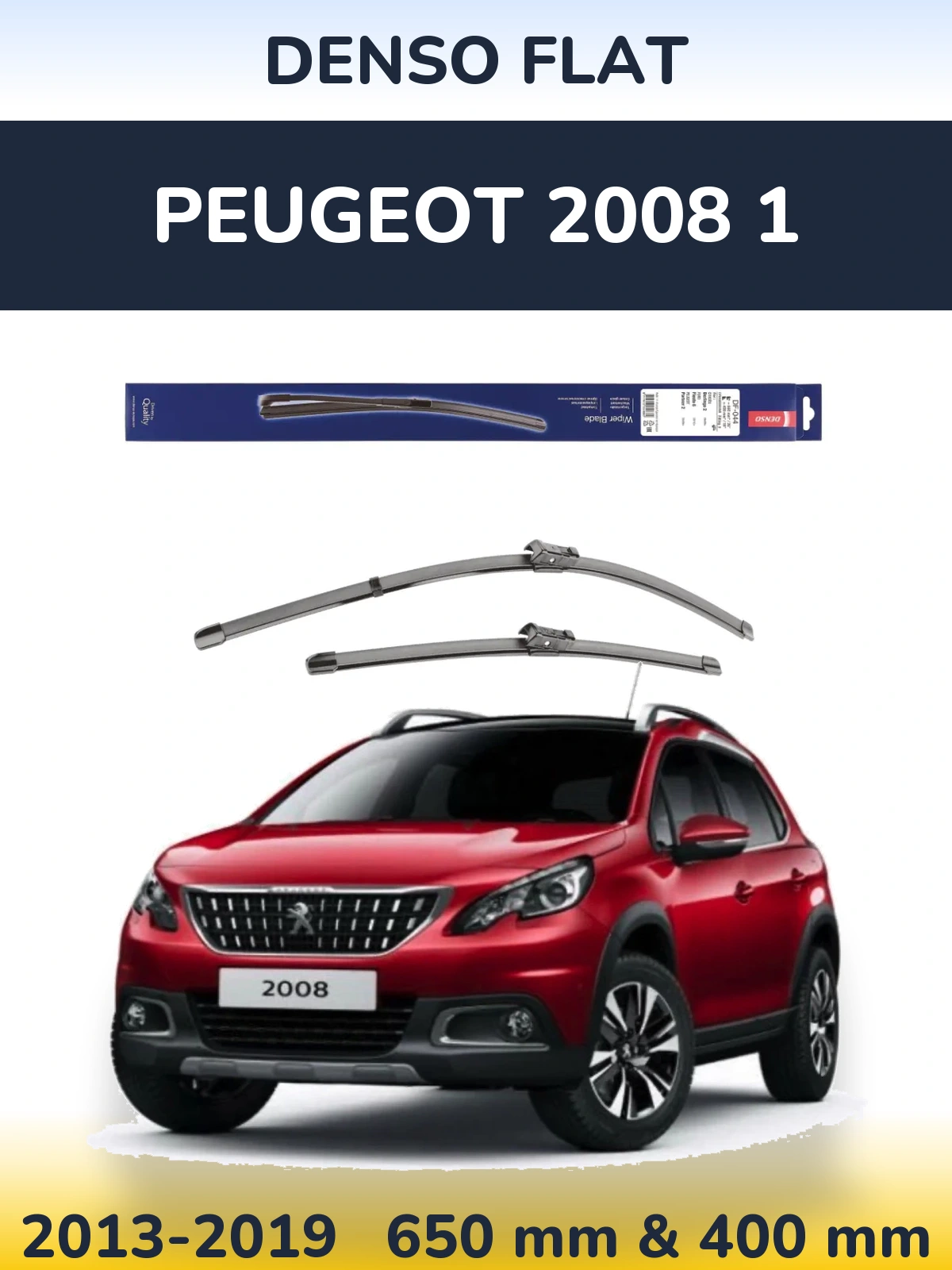 Torkarblad Denso Flat för Peugeot 2008 1