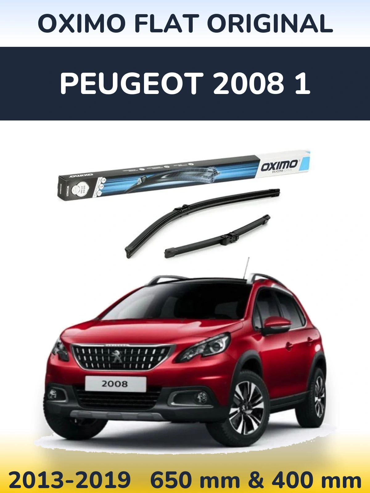 Torkarblad Oximo Flat Original för Peugeot 2008 1