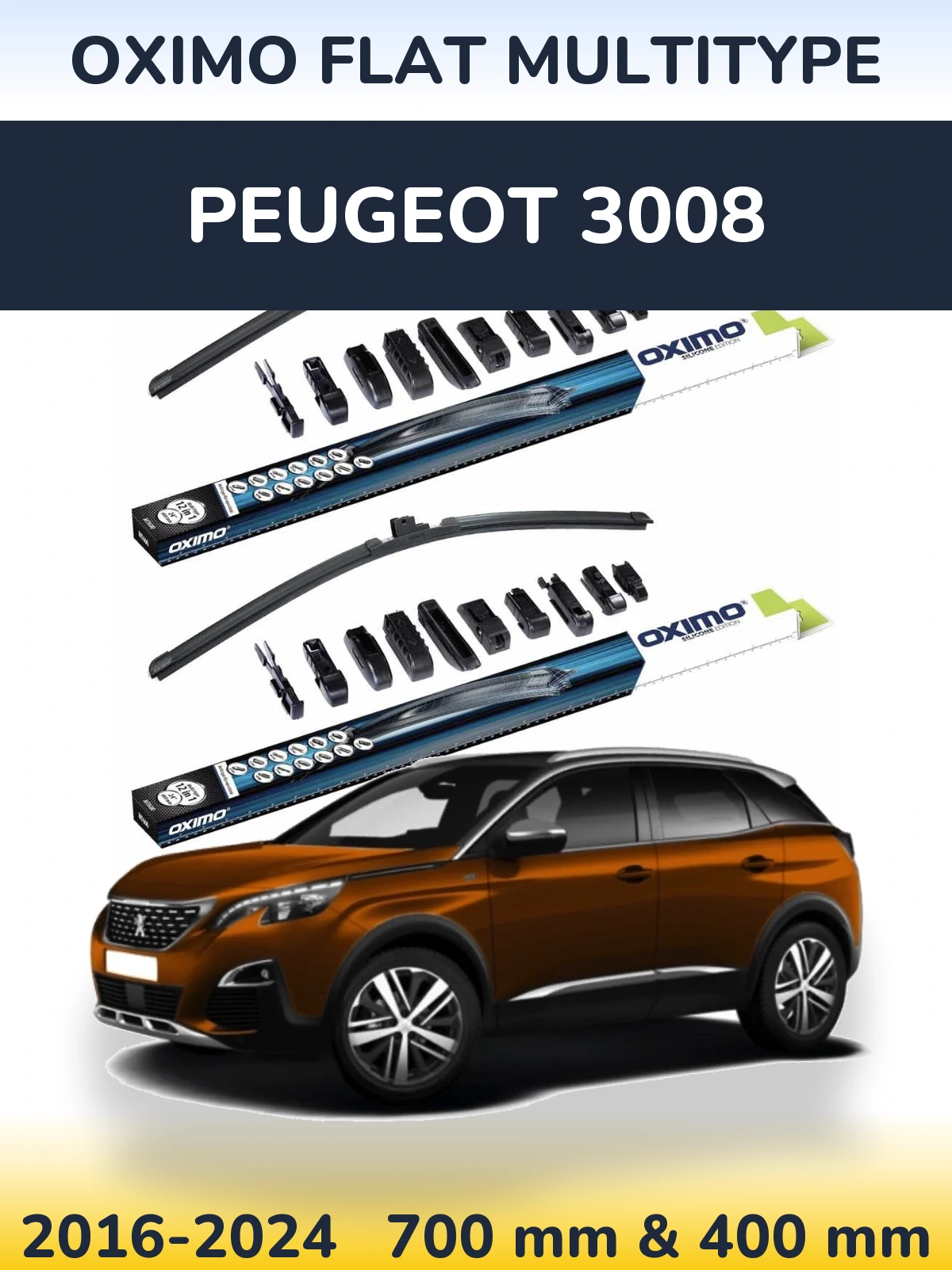 Torkarblad Oximo Flat MultiType för Peugeot 3008