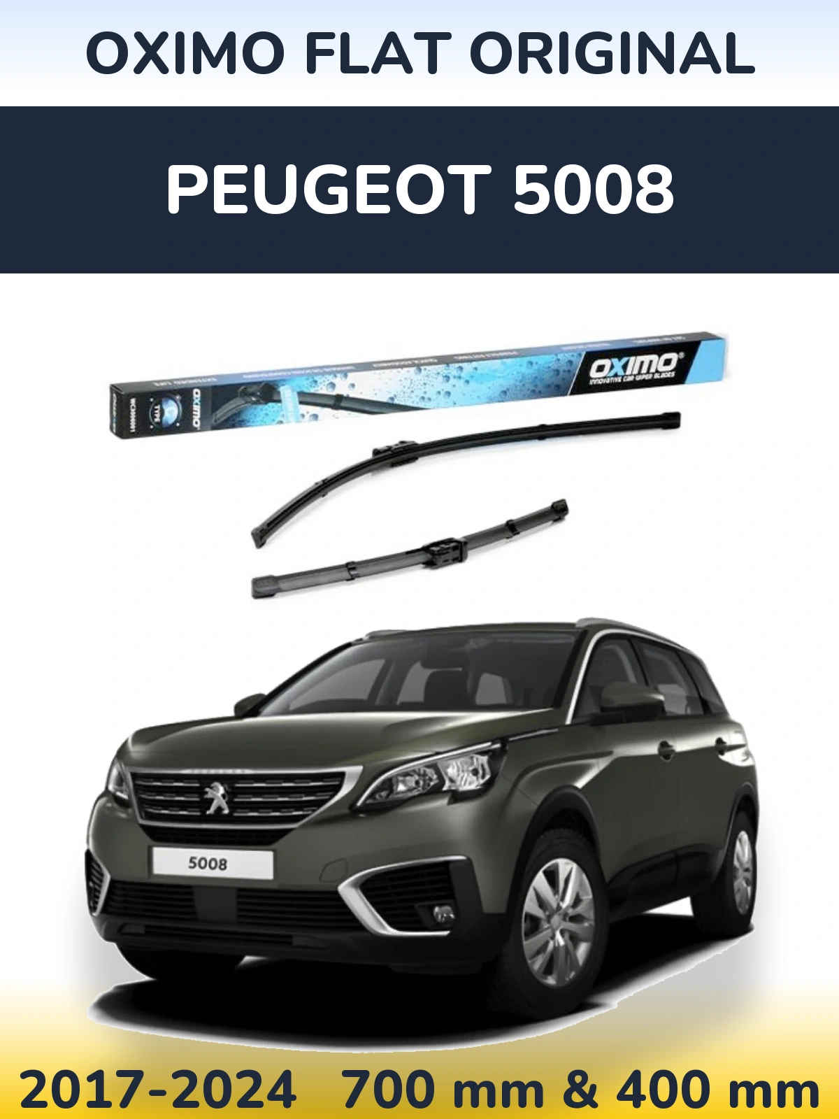 Torkarblad Oximo Flat Original för Peugeot 5008