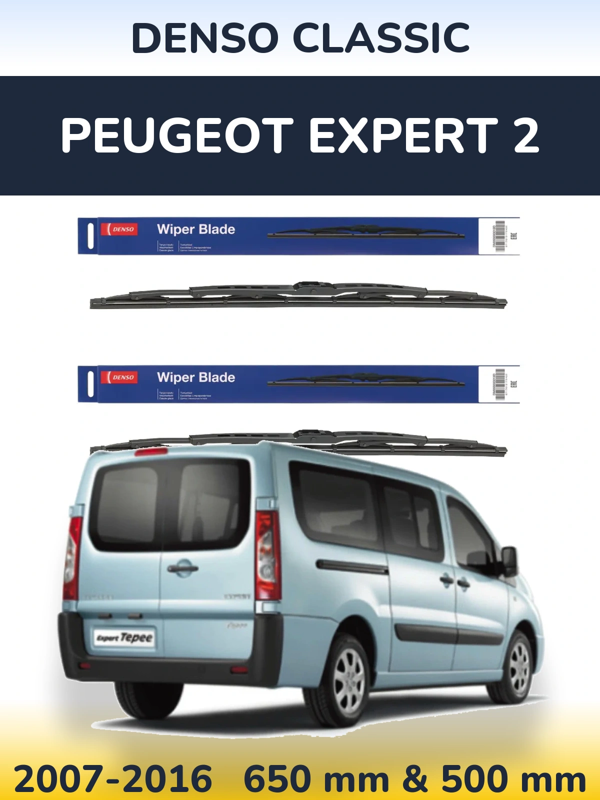 Torkarblad Denso Classic för Peugeot Expert 2