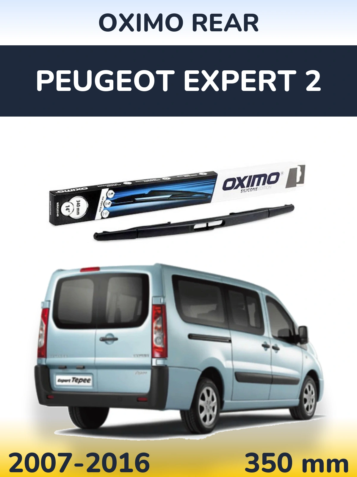 Torkarblad Oximo Rear för Peugeot Expert 2