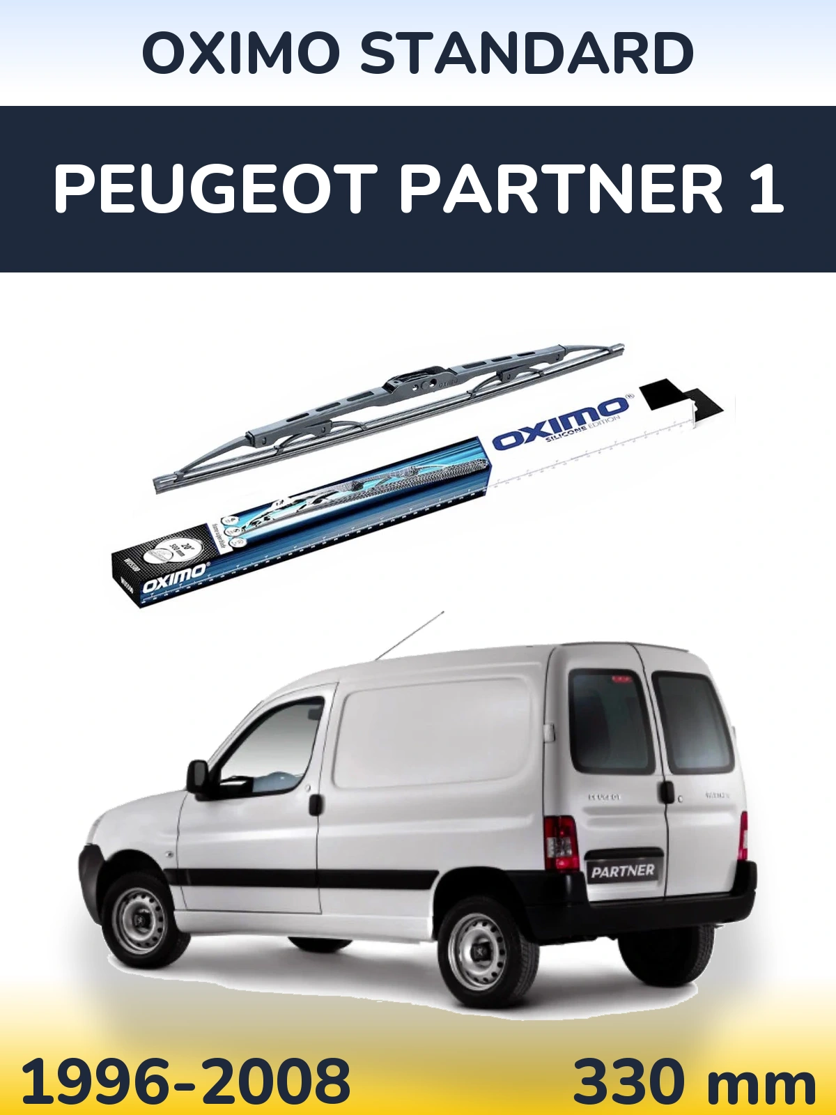 Torkarblad Oximo Standard för Peugeot Partner 1