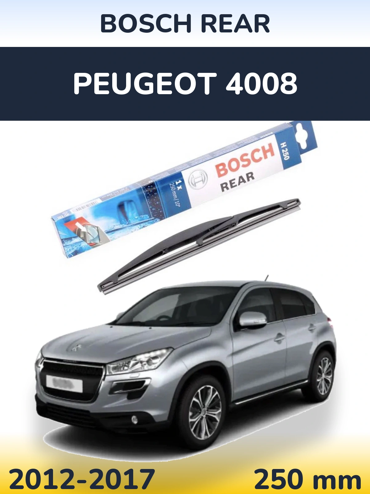 Torkarblad BOSCH Rear för Peugeot 4008