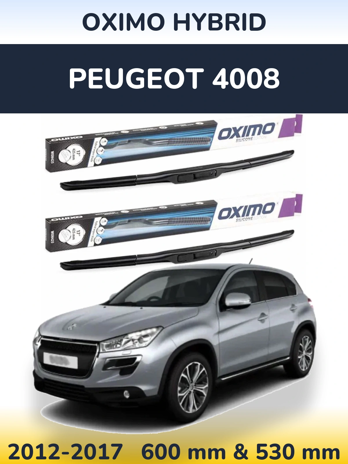 Torkarblad Oximo Hybrid för Peugeot 4008