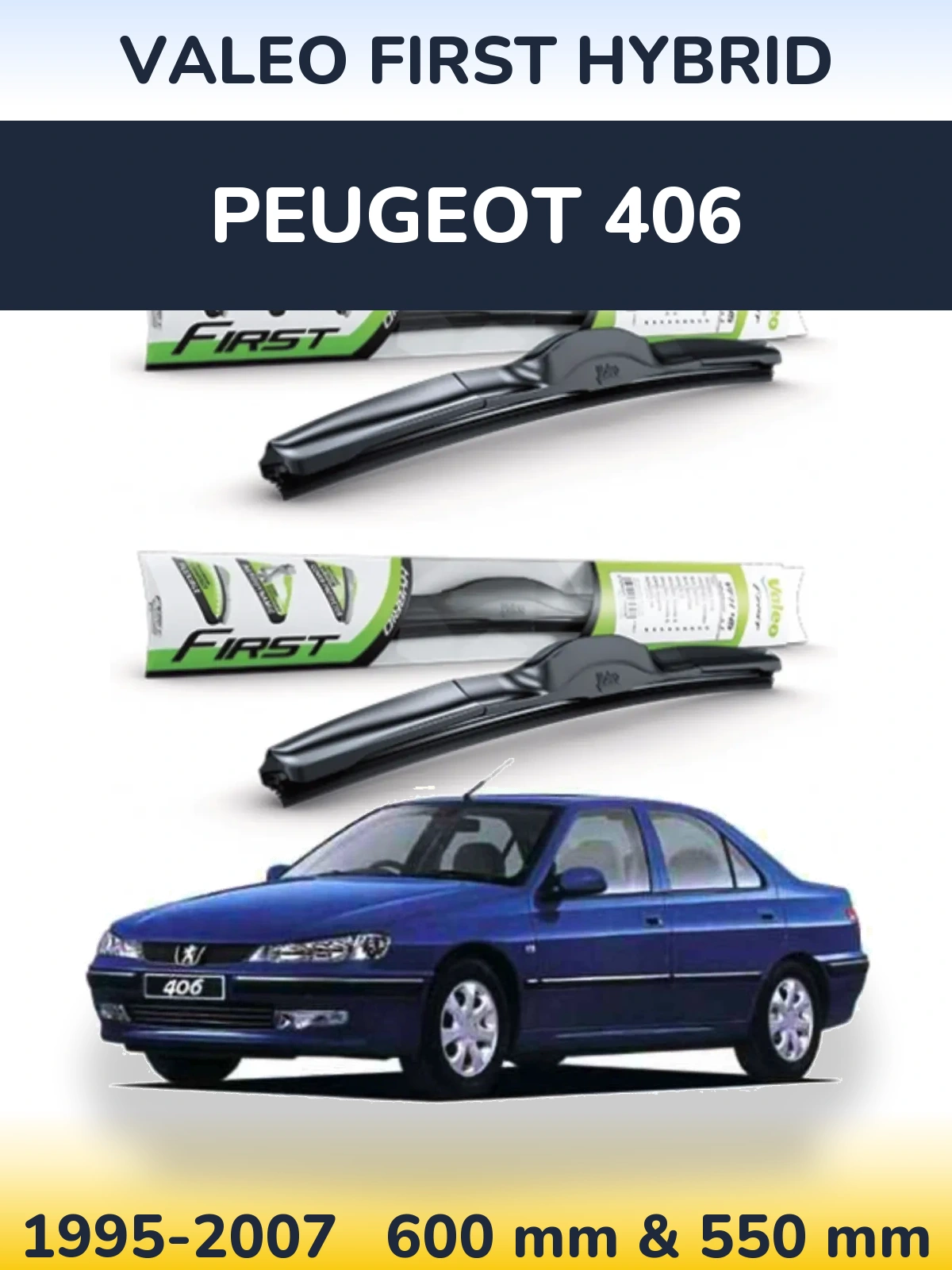 Torkarblad Valeo First Hybrid för Peugeot 406