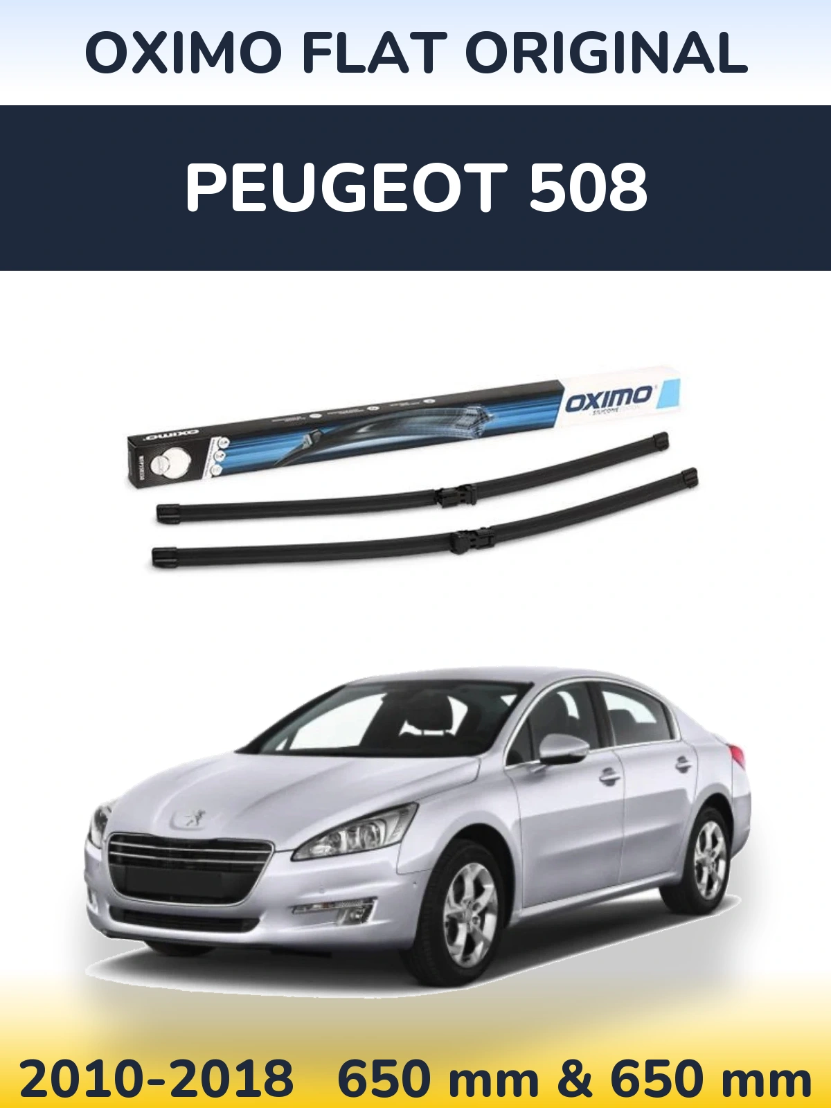 Torkarblad Oximo Flat Original för Peugeot 508
