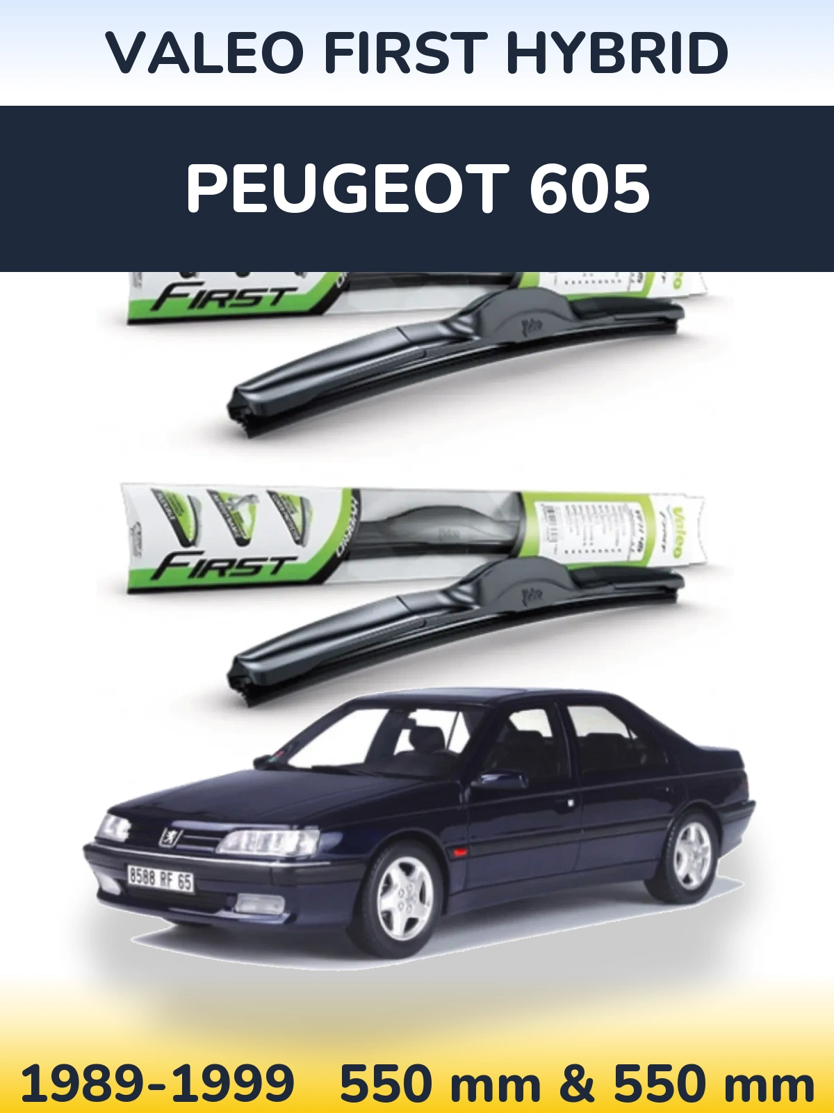 Torkarblad Valeo First Hybrid för Peugeot 605